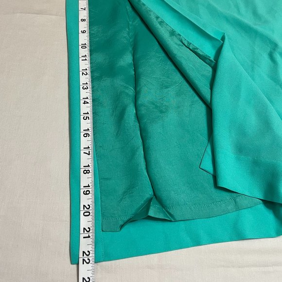 J. Crew Women's Maxi Dress Turquoise Size 12 Sleeveless Cocktail Dress - Picture 9 of 9